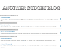 Tablet Screenshot of anotherbudgetblog.blogspot.com