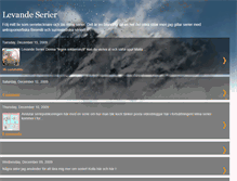 Tablet Screenshot of levandeserier.blogspot.com