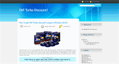 Desktop Screenshot of discountfapturbo.blogspot.com