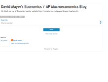 Tablet Screenshot of mayereconomics.blogspot.com