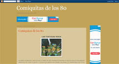 Desktop Screenshot of comiquitasdelos80.blogspot.com