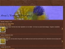 Tablet Screenshot of anusouthrecipes.blogspot.com