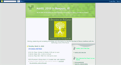 Desktop Screenshot of nahsl2010inri.blogspot.com