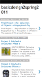 Mobile Screenshot of basicdesign2spring2011.blogspot.com
