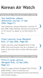Mobile Screenshot of korean-air-watch.blogspot.com