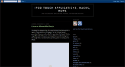 Desktop Screenshot of ipodtouchapp.blogspot.com