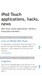 Mobile Screenshot of ipodtouchapp.blogspot.com