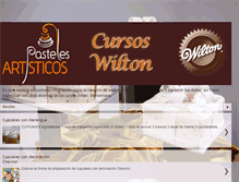 Tablet Screenshot of pasteles-artisticos.blogspot.com