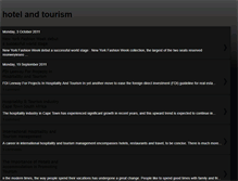 Tablet Screenshot of hotelandtourism9.blogspot.com