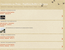 Tablet Screenshot of casamentonapraiapapillon.blogspot.com