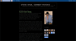 Desktop Screenshot of cowboypsychic.blogspot.com
