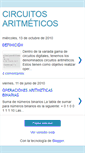 Mobile Screenshot of circuitos-aritmeticos.blogspot.com