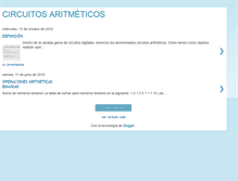 Tablet Screenshot of circuitos-aritmeticos.blogspot.com