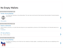 Tablet Screenshot of noemptywallets.blogspot.com