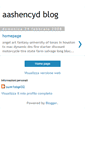 Mobile Screenshot of aashencyd.blogspot.com