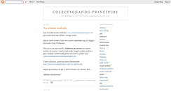 Desktop Screenshot of coleccionandoprincipios.blogspot.com