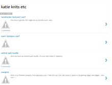 Tablet Screenshot of katieknitsetc.blogspot.com