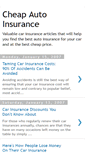 Mobile Screenshot of cheapautoinsuranceinfo.blogspot.com