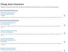 Tablet Screenshot of cheapautoinsuranceinfo.blogspot.com