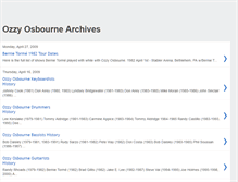 Tablet Screenshot of ozzyosbournearchives.blogspot.com