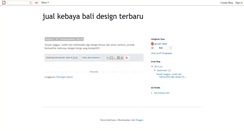 Desktop Screenshot of kebayabalidesign.blogspot.com