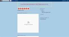 Desktop Screenshot of catwomanskeithurbanlove.blogspot.com