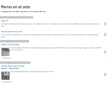 Tablet Screenshot of perrosenelarte.blogspot.com