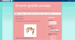 Desktop Screenshot of drveneigrackeprodaja.blogspot.com