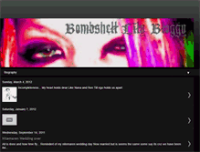Tablet Screenshot of bombshelllily.blogspot.com
