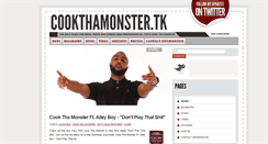 Desktop Screenshot of cookthamonster.blogspot.com