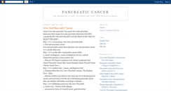 Desktop Screenshot of pancreatic-cancer-info.blogspot.com