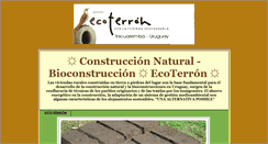 Desktop Screenshot of ecoterronbioconstruccion.blogspot.com