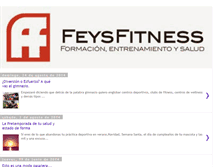 Tablet Screenshot of feysfitness.blogspot.com