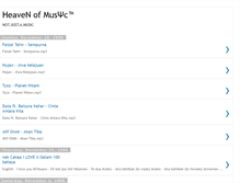 Tablet Screenshot of heavenofmusic.blogspot.com
