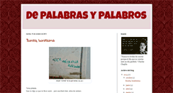 Desktop Screenshot of elviraysuspalabras.blogspot.com