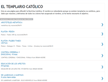 Tablet Screenshot of eltemplariocatolico.blogspot.com