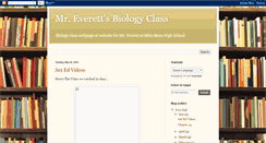 Desktop Screenshot of everettbio.blogspot.com