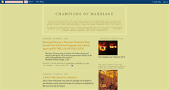 Desktop Screenshot of championsofmarriage.blogspot.com
