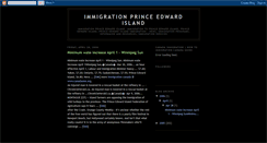 Desktop Screenshot of immigrationprinceedwardisland.blogspot.com