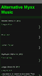 Mobile Screenshot of alternative-myxx-music.blogspot.com