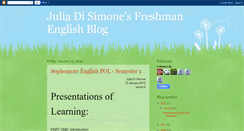 Desktop Screenshot of juliadisimoneenglish.blogspot.com