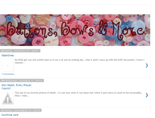 Tablet Screenshot of buttonsbowsandmore.blogspot.com