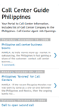 Mobile Screenshot of callcenterguide.blogspot.com