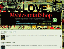 Tablet Screenshot of mybizsantaishop.blogspot.com
