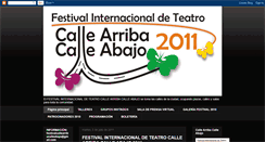 Desktop Screenshot of festivalcallearribacalleabajo.blogspot.com