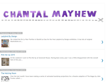 Tablet Screenshot of chantalmayhew.blogspot.com