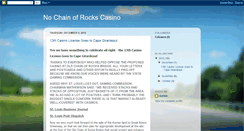Desktop Screenshot of nochainofrockscasino.blogspot.com