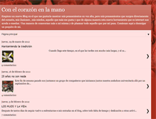 Tablet Screenshot of conelcorazonenlamano-pencies.blogspot.com