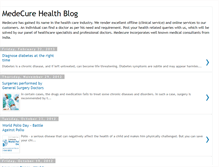 Tablet Screenshot of medecure.blogspot.com