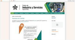 Desktop Screenshot of industriayserviciosdelmeta.blogspot.com